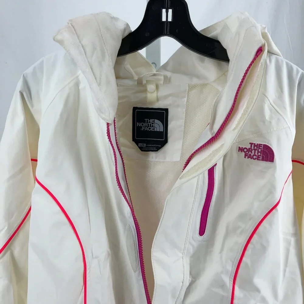 The North Face White & Pink Zip Jacket | Women's L - Picture 2 of 6